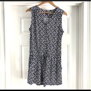 Women’s Small Kaari Blue Romper Navy & White